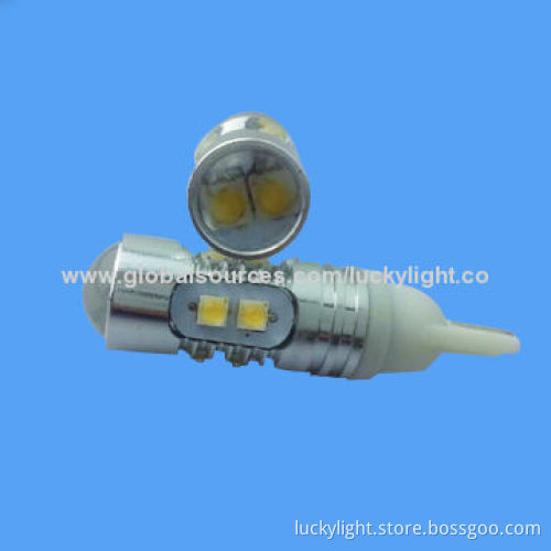 Automotive LED Lamp, T10 Base, Voltage of 12/24V DC